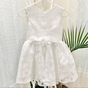 MIA & MIMI White Lace Princess Dress (Size 18M)